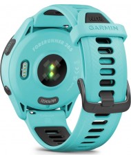 Смарт-часы Garmin Forerunner 265 Black Bezel w. Aqua Case and Aqua/Black Silicone Band (010-02810-02/12)