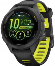 Смарт-часы Garmin Forerunner 265S Black Bezel and Case with Black/Amp Yellow Silicone Band (010-02810-03/13/53)