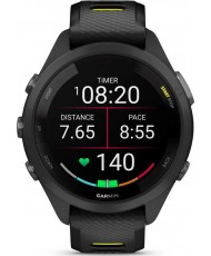 Смарт-годинник Garmin Forerunner 265S Black Bezel and Case with Black/Amp Yellow Silicone Band (010-02810-03/13/53)