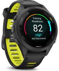 Смарт-часы Garmin Forerunner 265S Black Bezel and Case with Black/Amp Yellow Silicone Band (010-02810-03/13/53)