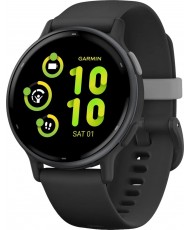 Смарт-часы Garmin Vivoactive 5 Slate Aluminum Bezel with Black Case and Silicone Band (010-02862-10)