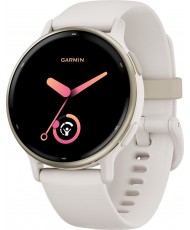 Смарт-годинник Garmin Vivoactive 5 Cream Gold Aluminum Bezel with Ivory Case and Silicone Band (010-02862-11)