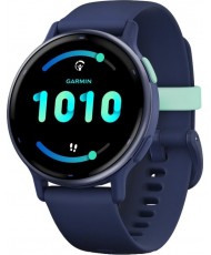 Смарт-годинник Garmin Vivoactive 5 Metallic Navy Aluminum Bezel with Navy Case and Silicone Band (010-02862-12)