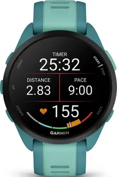 Смарт-годнник Garmin Forerunner 165 Music Turquoise/Aqua (010-02863-32/B2) (UA)