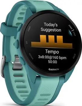 Смарт-годнник Garmin Forerunner 165 Music Turquoise/Aqua (010-02863-32/B2) (UA)