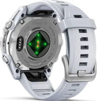Смарт-часы Garmin Fenix 8 43mm AMOLED Silver with Whitestone Silicone Band (010-02903-00)