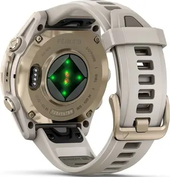 Смарт-годинник Garmin Fenix 8 43mm AMOLED Sapphire Soft Gold w. Fog Gray/Dark Sandstone S. Band (010-02903-10/11)