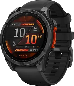 Смарт-годинник Garmin Fenix 8 47mm AMOLED Slate Gray with Black Silicone Band (010-02904-00/09)