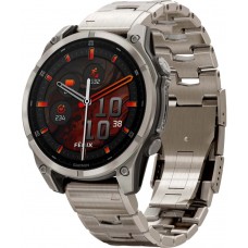 Смарт-часы Garmin Fenix 8 47mm AMOLED Sapphire Titanium with Vented Titanium Bracelet (010-02904-40)