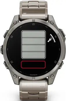 Смарт-годинник Garmin Fenix 8 47mm AMOLED Sapphire Titanium with Vented Titanium Bracelet (010-02904-40)