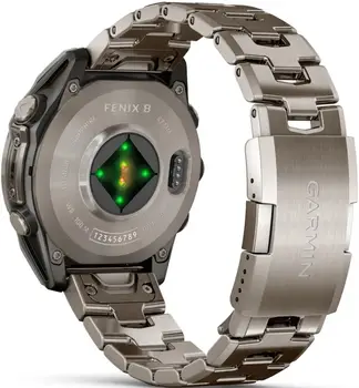 Смарт-годинник Garmin Fenix 8 47mm AMOLED Sapphire Titanium with Vented Titanium Bracelet (010-02904-40)