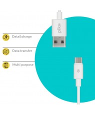 Кабель Piko CB-UM11 Type-A to microUSB (1.2m) White (1283126496172)