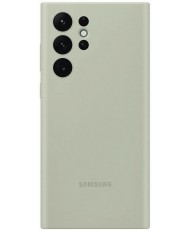 Чехол Samsung Silicone Case для Samsung Galaxy S22 Ultra Olive Green (EF-PS908TMEGWW)