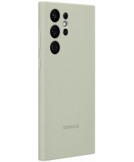 Чохол Samsung Silicone Case для Samsung Galaxy S22 Ultra Olive Green (EF-PS908TMEGWW)