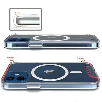 Чехол TPU Space Case with MagSafe для Apple iPhone 11 (6.1) Transparent