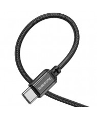 Кабель Borofone BX87 Sharp USB Type-C Type-C 3 A 60 W 1m Black (BX87CCB)