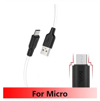 Кабель HOCO X21 Plus Type-A to Micro USB 1m Black/White
