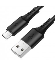 Кабель Micro USB Borofone BX47 Coolway Micro-USB 1m Black (BX47MB)