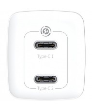 Зарядное устройство Baseus GaN2 Lite Quick Charger C+C 65W White (CCGAN2L-E02)