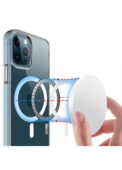Чехол TPU Space Case with MagSafe для Apple iPhone 13 Pro (6.1) Transparent
