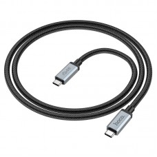 Кабель USB Type-C Hoco US06 USB3.2 Type-C to Type-C 20Gbps 1m Black
