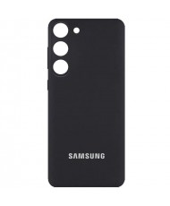 Чохол Silicone Cover Full Camera (AA) для Samsung Galaxy S23 Plus Black