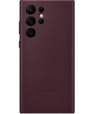 Чехол Samsung Leather Case для Samsung Galaxy S22 Ultra Purple (EF-VS908LEEGRU)
