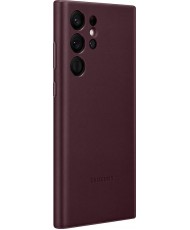 Чохол Samsung Leather Case для Samsung Galaxy S22 Ultra Purple (EF-VS908LEEGRU)