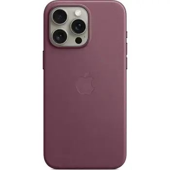 Чохол Apple FineWoven Case (AAA) with MagSafe для iPhone 15 Pro Max Mulberry (MT4X3)