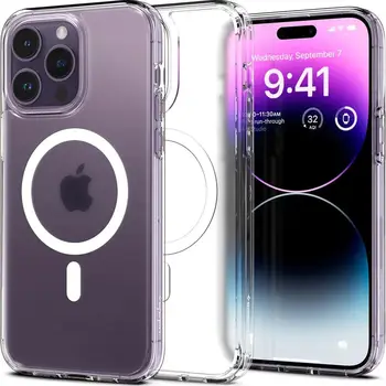 Чехол Spigen Ultra Hybrid (MagFit) для Apple iPhone 14 Pro Max Frost Clear (ACS05583)