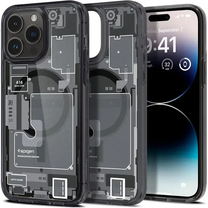 Чохол Spigen Ultra Hybrid (MagFit) для Apple iPhone 14 Pro Max Zero One (ACS05539)
