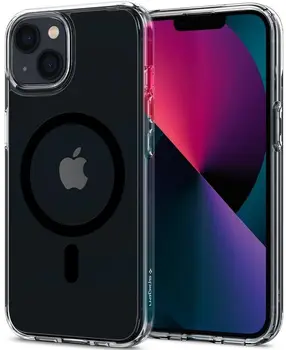 Чехол Spigen Ultra Hybrid (MagFit) для Apple iPhone 13 Black (ACS03529)