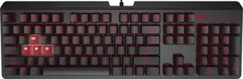 Клавіатура HP OMEN Encoder USB CHERRY MX Brown (6YW75AA)