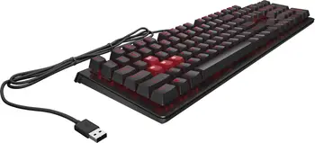 Клавіатура HP OMEN Encoder USB CHERRY MX Brown (6YW75AA)