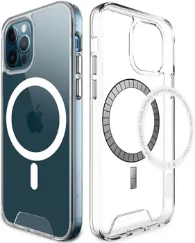 Чехол TPU Space Case with MagSafe для Apple iPhone 14 Pro (6.1) Transparent