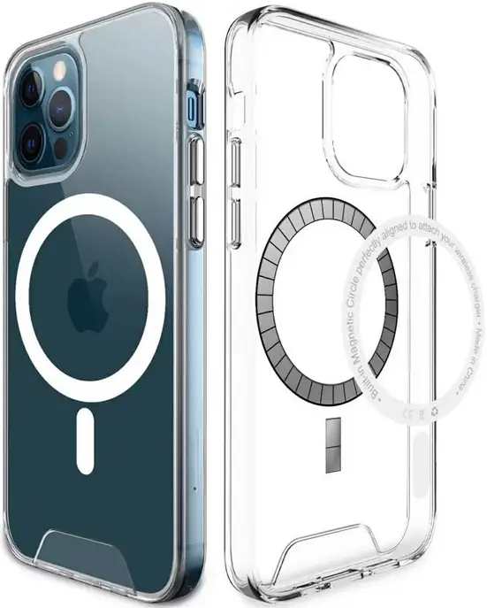 Чохол TPU Space Case with MagSafe для Apple iPhone 14 Pro (6.1) Transparent