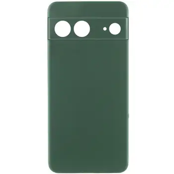 Чохол Silicone Cover Lakshmi Full Camera (AAA) для Google Pixel 7a Cyprus Green