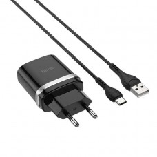 Зарядний пристрій Hoco C12Q Smart QC3.0 charger set (Type-C) Black