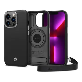 Чехол Spigen Enzo (MagFit) для Apple iPhone 13 Pro Max Black (ACS03233)