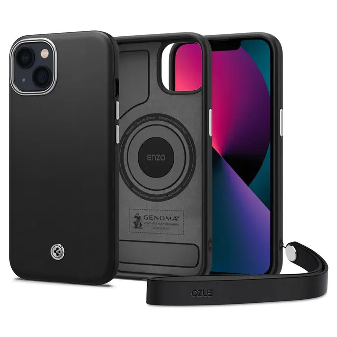 Чехол Spigen Enzo (MagFit) для Apple iPhone 13 Black (ACS03419)