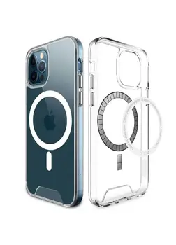 Чехол TPU Space Case with MagSafe для Apple iPhone 13 Pro (6.1) Transparent