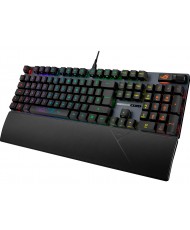 Клавіатура Asus ROG Strix Scope II RX Red EN/UK RGB Black (90MP0350-BKMA00) (UA)