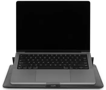 Чехол для ноутбука Moshi Muse 13" 3-in-1 Slim Laptop Sleeve Jet Black for MacBook Pro 13" M1/M2/MacBook Air 13" M1 (99MO034008)