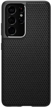 Чехол Spigen Samsung Galaxy S21 Ultra Liquid Air Matte Black (ACS02350)