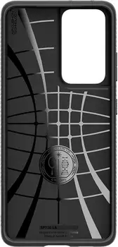 Чехол Spigen Samsung Galaxy S21 Ultra Liquid Air Matte Black (ACS02350)