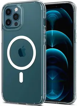 Чехол Spigen Ultra Hybrid (MagFit) для Apple iPhone 12 Pro Max White (ACS02622)