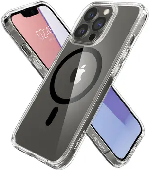 Чехол Spigen Ultra Hybrid (MagFit) для Apple iPhone 13 Pro Black (ACS03268)
