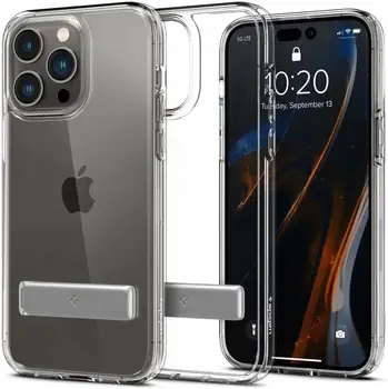 Чехол Spigen (SGP) Ultra Hybrid S для Apple iPhone 14 Pro Max Crystal Clear (ACS04829)