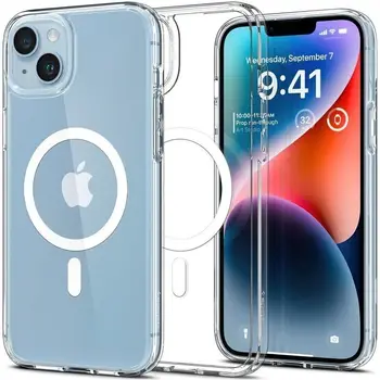 Чехол Spigen Ultra Hybrid (MagFit) для Apple iPhone 14 White (ACS05048)