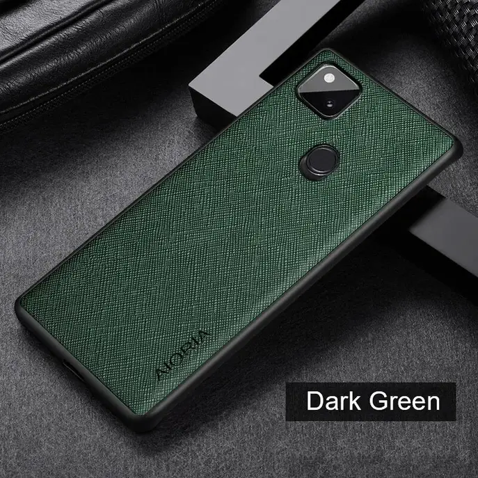 Чохол AIORIA Cross Pattern Case для Google Pixel 5 Green